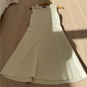 [Julio] Knit White Sleeveless Dress